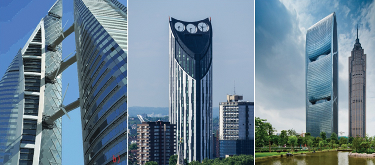 three towers with WT