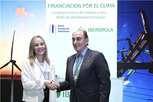 Vice President of the EU bank Emma Navarro and the President of Iberdrola Ignacio Galán Vice President of the EU bank Emma Navarro and the President of Iberdrola Ignacio Galán