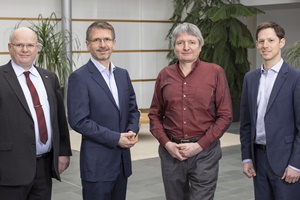 Left to right: Matthias König, Dr. Gunar Hering, Jörg Müller, Simon Hagedorn Left to right Matthias König Dr Gunar Hering Jörg Müller Simon Hagedorn