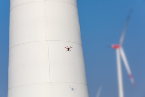 In a pilot project TÜV Nord is using drone support for the end of warranty inspection