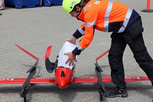 Ørsted and DSV to test cargo drones at offshore wind farm