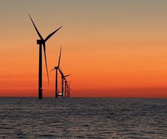 #3 GE Vernova Haliade X turbine installed at Vinyard Wind 1, North Atlantic, 15 miles south of Martha s Vineyard, Massachusetts, USA (courtesy Scott Ellison)